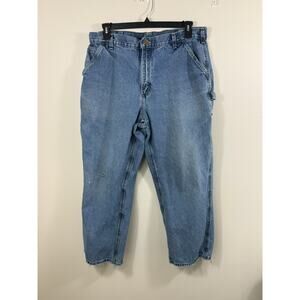 Carhartt Carpenter Jeans Men’s 38x28 Baggy Grunge Workwear Skater Distressed
